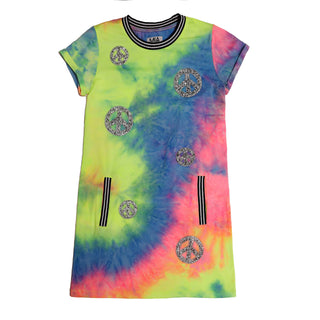 MIA New York Peace Tie Dye Dress