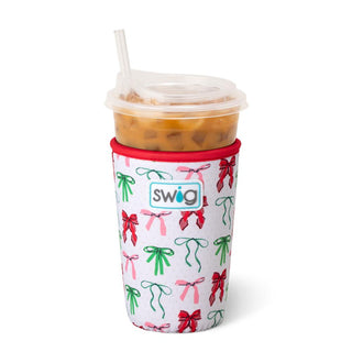 Swig Ribbons and Bows Iced Cup Coolie 22oz