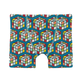 KicKee Pants Cerulean Blue Puzzle Cube Boys Boxer Brief, KicKee Pants, Boxer Brief, Boxer Briefs, Cerulean Blue Puzzle Cube, cf-size-3t-4t, cf-size-small-6-8, cf-size-xsmall-5-6, cf-type-boys