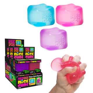 Nice Cube Nee Doh, Schylling, EB Boy, EB Boys, EB Girls, Fidget Toy, Figet, Nee Doh, Nee Doh Nice Cube, Needoh, Nice Cube, Schylling, Toys - Basically Bows & Bowties