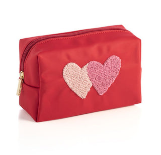 Shiraleah Cara Hearts Cosmetic Case - Red