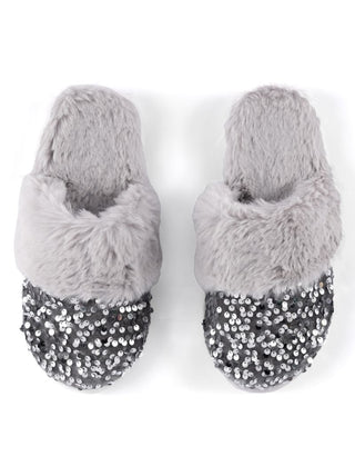 Shiraleah, Shiraleah Fiesta Adult Slippers - Silver - Basically Bows & Bowties