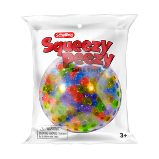 Squeezy Peezy Ball, Schylling, cf-type-toys, cf-vendor-schylling, EB Boy, EB Boys, EB Girls, Fidget Toy, Figet, Schylling, Squeezy Peezy, Stress Ball, Toys - Basically Bows & Bowties