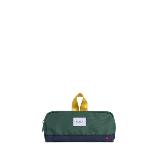 State Bags Clinton Pencil Case - Green & Navy