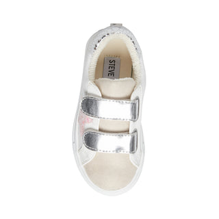 Steve Madden Toddler Rezume White Sneaker