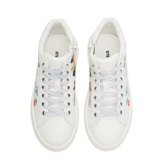 Steve Madden Beta White Multi Sneaker