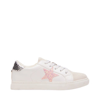 Steve Madden Kid's Rezume White Sneaker