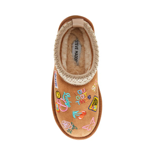 Steve Madden Kid's Selena Cognac Multi Slide On