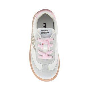 Steve Madden Toddler Trio White Sneaker