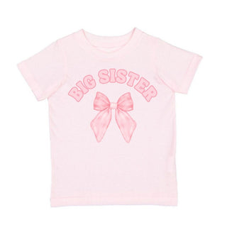 Sweet Wink Big Sister Bow Short Sleeve T-Shirt - Ballet