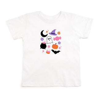 Sweet Wink Halloween Fun Short Sleeve Tee - White