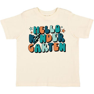 Sweet Wink Hello Kindergarten Short Sleeve Tee - Natural