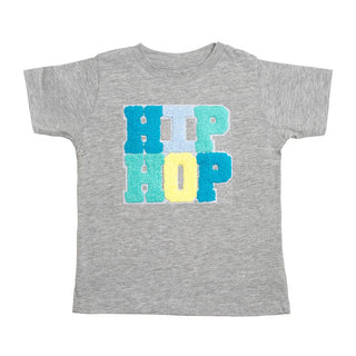 Sweet Wink Hip Hop Patch S/S Gray Tee, Sweet Wink, Bunny Dude, cf-size-3t, cf-size-5-6y, cf-size-7-8y, cf-type-tee, cf-vendor-sweet-wink, Easter, Easter Shirt, Easter Tee, EB Boys, Hip Hop Pa