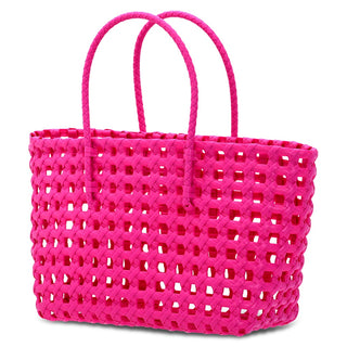 Iscream Small Pink Woven Tote