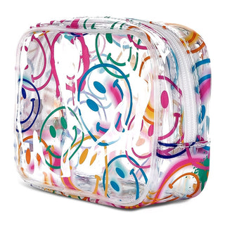 Iscream Smiles Everywhere Clear Cosmetic Bag