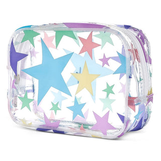 Iscream Stars Clear Cosmetic Bag