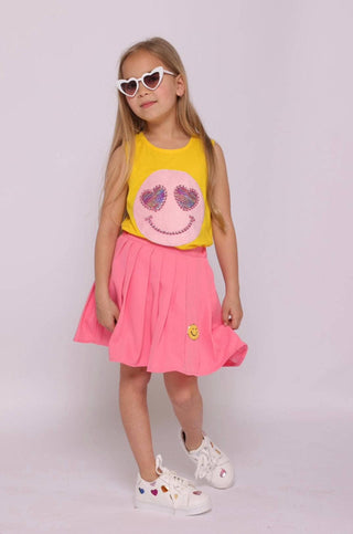 Lola and The Boys Sunshine Emoji Tank