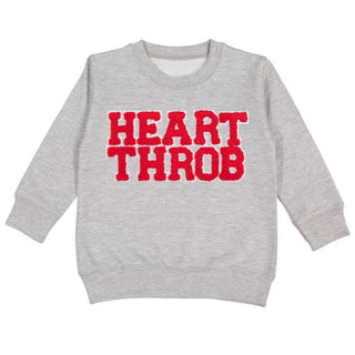 Sweet Wink, Sweet Wink Heart Throb Patch Valentine's Day Sweatshirt - Basically Bows & Bowties