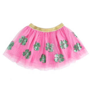 Sweet Wink Shamrock Sequin Pink Tutu, Sweet Wink, cf-size-0-12m-small, cf-size-1-2y-med, cf-size-2-4y-large, cf-size-4-6y-xl, cf-size-6-8y-xxl, cf-type-tutu, cf-vendor-sweet-wink, Shamrock, S