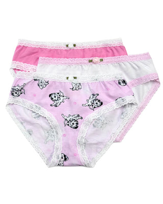 Esme 3pc Panty Set - Pink Dalmatians