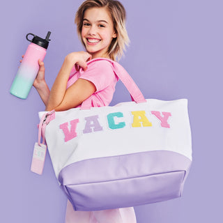 Iscream Vacay Weekender Bag & Luggage Tag Set, Iscream, Bag for Camp, Camp Bag, cf-type-bag, cf-vendor-iscream, Gift for Camp, Gifts for Girls, Iscream, Iscream Bag, Iscream Overnight Bag, is