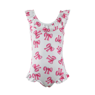 Lola and The Boys Water Color Bows Swimsuit