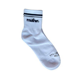 Mother. Throwback Half Crew Striped Socks