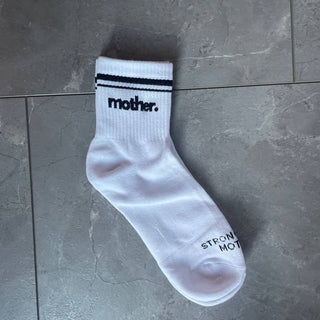 Mother. Throwback Half Crew Striped Socks