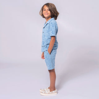 Appaman Resort Short & Short Set - Denim Blue