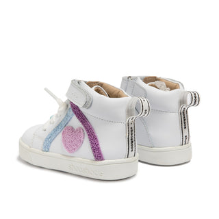 Shooshoos, Shooshoos Wonderwall Kids Leather Sneakers - Basically Bows & Bowties