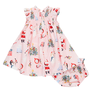 Pink Chicken Baby Girls Stevie Dress Set - Holiday Spirit, Pink Chicken, All Things Holiday, Baby Steve Dress, cf-size-12-18-months, cf-size-18-24-months, cf-size-3-6-months, cf-size-6-12-mon