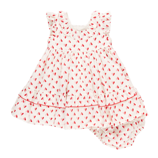 Pink Chicken Baby Girls Judith Dress Set - Paper Hearts