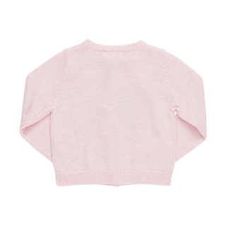 Pink Chicken Baby Girls Maude Sweater - Pink Santa, Pink Chicken, Big Girls Clothing, cf-size-12-18-months, cf-size-18-24-months, cf-size-6-12-months, cf-type-sweater, cf-vendor-pink-chicken,