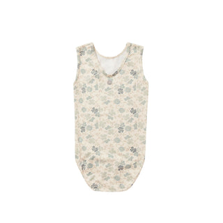 Play by Rylee & Cru Basic Leotard - Blue Floral