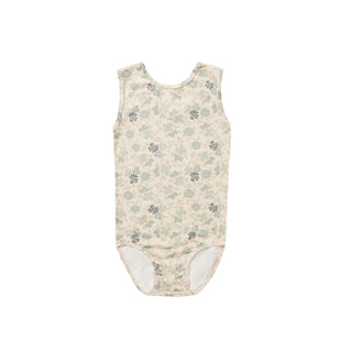 Play by Rylee & Cru Basic Leotard - Blue Floral