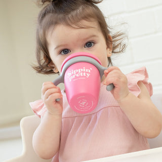 Bella Tunno, Bella Tunno Sippin Pretty Happy Sippy Cup - Basically Bows & Bowties