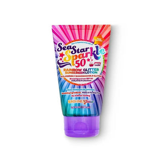 Sunshine & Glitter Sea Star Sparkle Party Cake SPF 50 Glitter Sunscreen