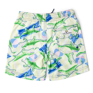 Shade Critters Beach Gator Swim Trunks