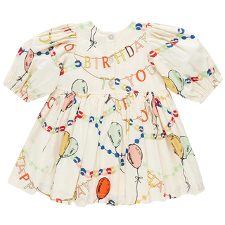 Pink Chicken Girls Brooke Dress - Birthday Garland, Pink Chicken, Big Girls Clothing, Birthday, Birthday Dress, Birthday Garland, Birthday Girl, Brooke Dress, cf-size-2y, cf-size-4y, cf-size-