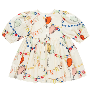 Pink Chicken Girls Brooke Dress - Birthday Garland, Pink Chicken, Big Girls Clothing, Birthday, Birthday Dress, Birthday Garland, Birthday Girl, Brooke Dress, cf-size-2y, cf-size-4y, cf-size-