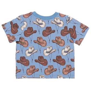 Blue Rooster Kids Organic Tee - Cowboy Hats