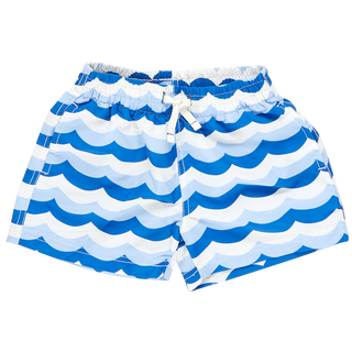 Blue Rooster Boys Swim Trunk - Ocean Waves