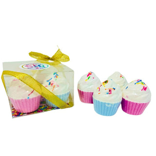 Sunshine & Glitter, Sunshine & Glitter Cupcakes Bath Bomb Gift Set (4pc) - Basically Bows & Bowties