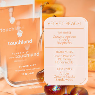 Touchland, Touchland Power Mist - Velvet Peach - Basically Bows & Bowties