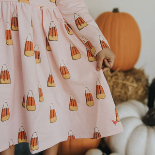 Pink Chicken Girls Organic Steph Dress - Candy Corn, Pink Chicken, Big Girls Clothing, Candy Corn, cf-size-3y, cf-type-dress, cf-vendor-pink-chicken, Dress, Dress for Girls, Dresses for Girls