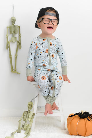 Dream Big Little Co x Madi Nelson Spooky East Dream Romper, Dream Big Little Co, cf-size-0-3-months, cf-size-6-12-months, cf-type-pajamas, cf-vendor-dream-big-little-co, DBLC, Dream Big Littl