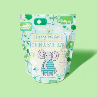 Poppymint Pals Cheerful Bath Soak, Poppymint Pals, Bath, Bath and Body, Bath Body, Bath Soak, Bath Time, Bathtime, cf-type-bath-&-body, cf-vendor-poppymint-pals, Cheerful, Laki Naturals, Made