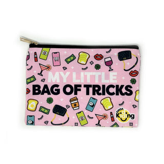 Kinda Kidding Little Bag Of Tricks Pouch, Kinda Kidding, Back to School, cf-type-bag, cf-vendor-kinda-kidding, Kinda Kidding, Pouch, Zipper Pouch, Bag - Basically Bows & Bowties