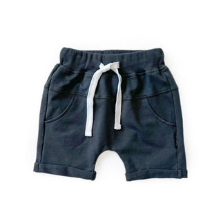 Little Bipsy Harem Shorts - Pewter, Little Bipsy Collection, cf-size-0-3-months, cf-size-7, cf-type-shorts, cf-vendor-little-bipsy-collection, Gender Neutral, Jaxton Collection, LBSS23, Littl