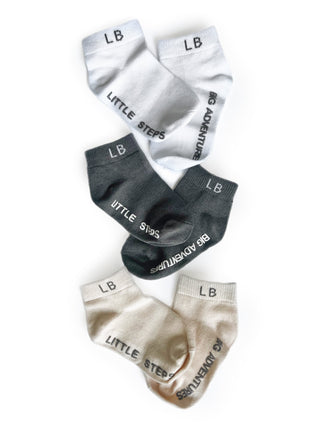 Little Bipsy Sock Set - Modern Sand, Little Bipsy Collection, Bahama Breeze, cf-size-0-6-months, cf-size-12-24-months, cf-size-2-4, cf-size-4-6, cf-size-6-12-months, cf-size-6-8, cf-type-baby